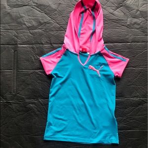 Puma Active wear top with hood